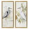 Stupell Industries Heron Egret Marsh Landscape 2 pc Framed Floater Canvas Wall Art Set Design by Lanie Loreth